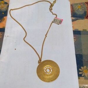 Music Vinyl necklace by Girl props